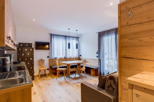 Kuchyň nebo kuchyňský kout v ubytování Residence Magdalena