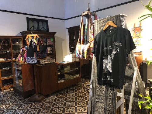 a clothing store with a shirt on a rack at Cheong Fatt Tze - The Blue Mansion in George Town