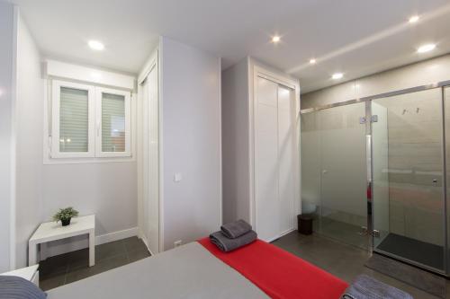 A bathroom at WindRose 1