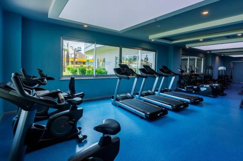 Fitness centrum a/nebo fitness zařízení v ubytování Eftalia Ocean