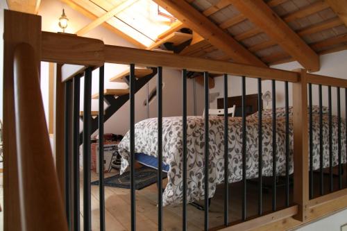 Ένα ή περισσότερα κρεβάτια σε δωμάτιο στο B&B Casa Perla