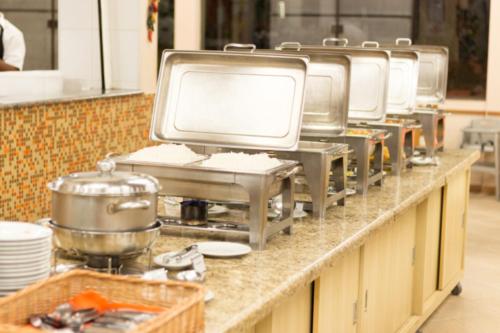 Een keuken of kitchenette bij Hotel Fazenda 7 Belo