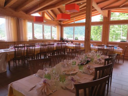 Restaurace v ubytování Albergo Krissin