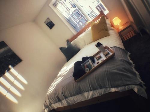 Säng eller sängar i ett rum på Castle Terrace (B3 R2)