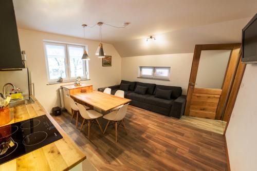 Η κουζίνα ή μικρή κουζίνα στο Apartments Laznica