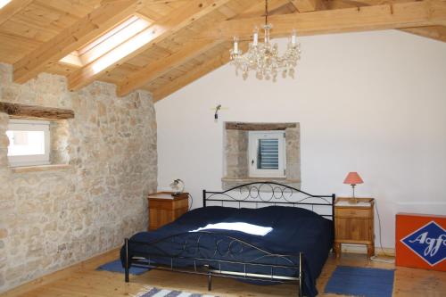 Кровать или кровати в номере Terra Mirna