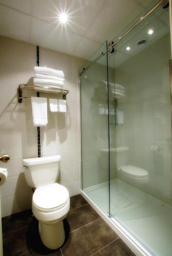 Ένα μπάνιο στο Hotel & Suites Le Dauphin Drummondville
