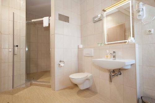 Koupelna v ubytování Hotel 3 Linden