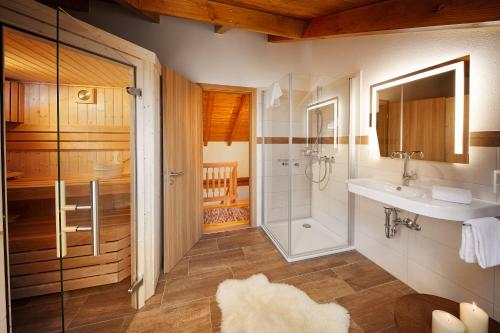 Ванна кімната в Chaletpark Diemelsee