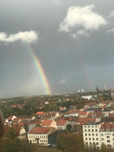 Nespecifikovaný výhled na destinaci Klaipėda nebo výhled na město při pohledu z apartmánu