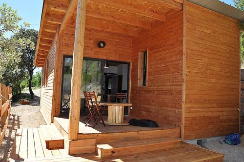 Balkoni atau teres di Eco-gîte de Tit'âne