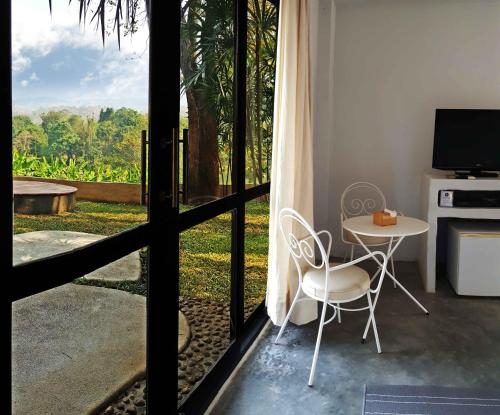 โทรทัศน์และ/หรือระบบความบันเทิงของ Vorona Resort