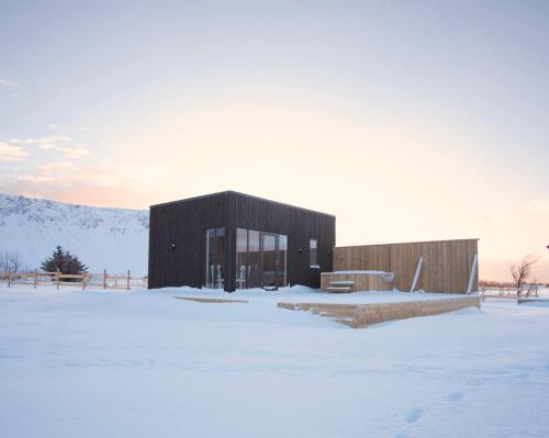 Akurgerði Guesthouse 4 - Country Life Style saat musim dingin