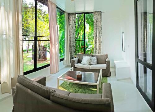 พื้นที่นั่งเล่นของ Vorona Resort