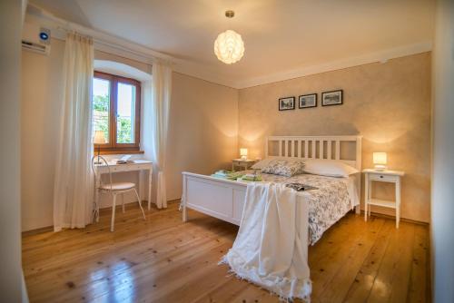 Postel nebo postele na pokoji v ubytování House nona Roza