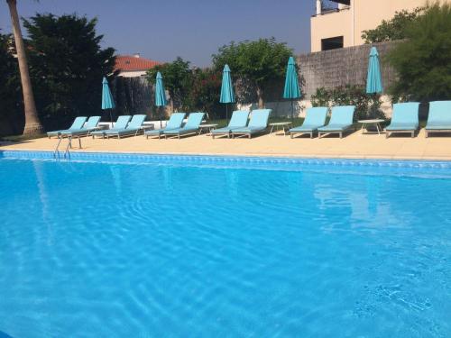 Πισίνα στο ή κοντά στο Villa Colombier