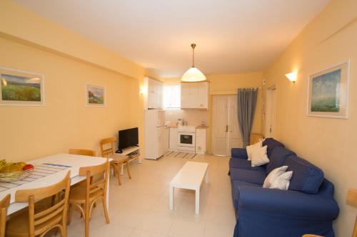 Χώρος καθιστικού στο Paros Parikia house