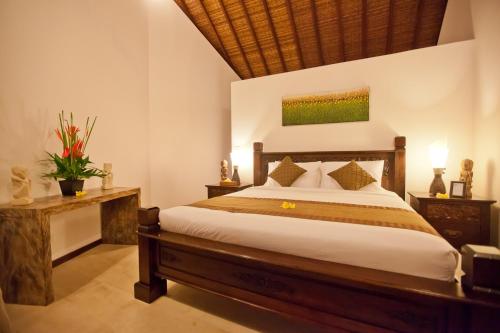 Cama o camas de una habitación en Villa Origami by Nagisa Bali