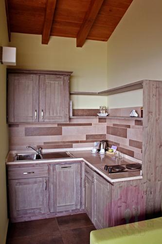 Dapur atau dapur kecil di Cavril Agriturismo