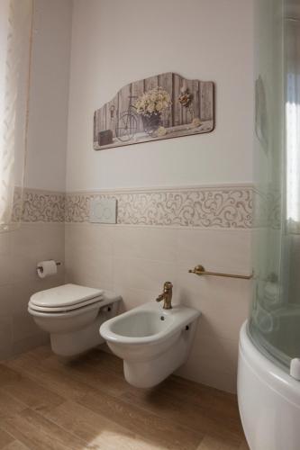 Koupelna v ubytování B&B L' Antica Fonte