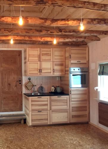 Dapur atau dapur kecil di Solheim Fritidsgård