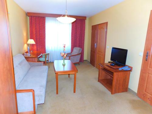 Μια τηλεόραση ή/και κέντρο ψυχαγωγίας στο Hotel Piast