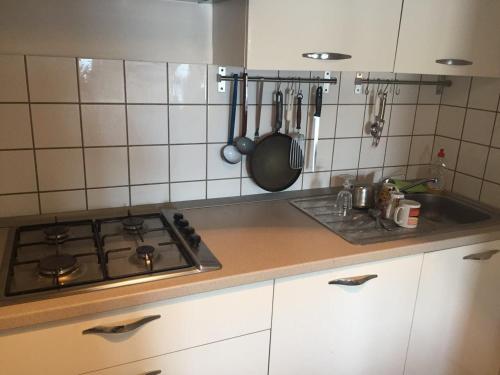 Apartment Eva Kaliにあるキッチンまたは簡易キッチン