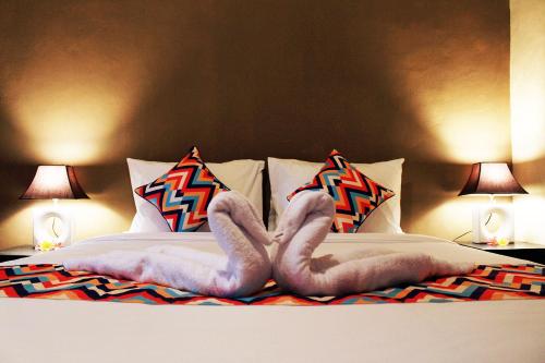 Gulta vai gultas numurā naktsmītnē Ulu Bali Homestay