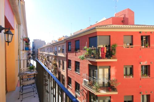 a view of an apartment building from a balcony at BET Apartments - Tramontana Apartments in Valencia