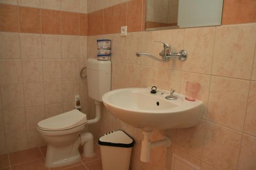 A bathroom at Penzion Atlas