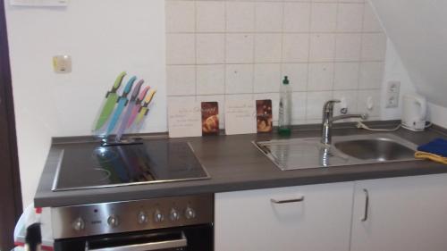 Dapur atau dapur kecil di Gottschlich Apartment Schmallenberg