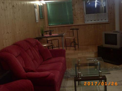 TV a/nebo společenská místnost v ubytování Privat Zimmer in Coppenbrügge