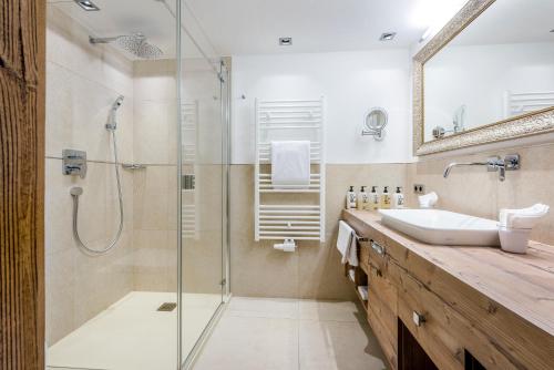 Koupelna v ubytování Hotel Gridlon