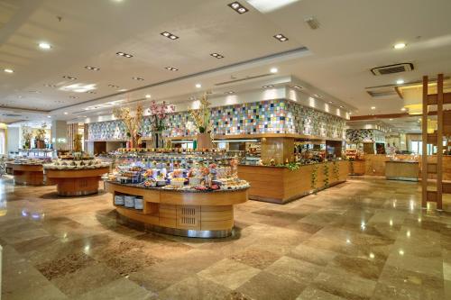 a store with a lot of items on display at Sunis Kumköy Beach Resort Hotel & Spa in Side