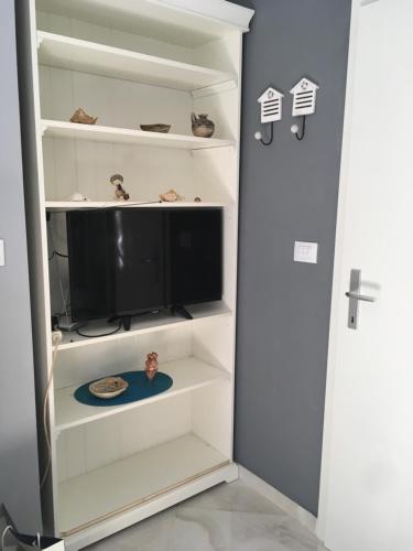 TV a/nebo společenská místnost v ubytování Apartment Nikka
