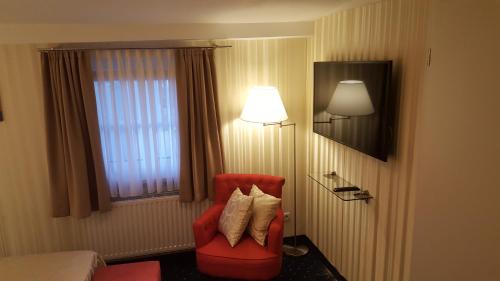 TV a/nebo společenská místnost v ubytování Hotel Mohr & Spa