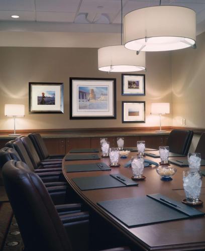 a conference room with a long table and chairs at Hyatt Regency DFW International Airport in Dallas