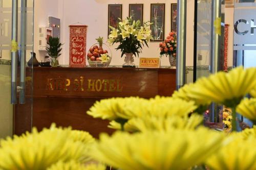 Lobi atau kawasan kaunter penerimaan di Khách Sạn Hiệp Sĩ Lý Sơn