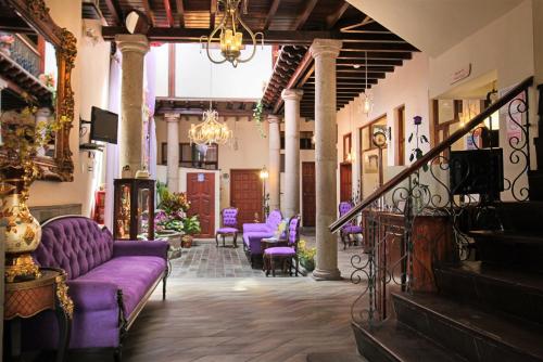 Zona de hol sau recepție la Hotel Colonial San Agustin