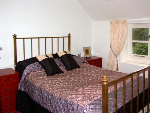 LanchesterにあるProspect Cottageのベッドルーム1室(枕付)