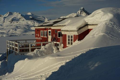The Red House v zimě
