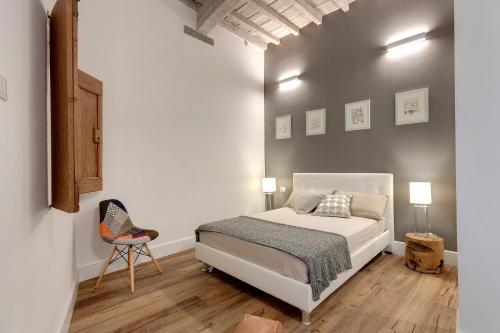 Cama o camas de una habitación en Mamo Florence - Il Moro Apartment