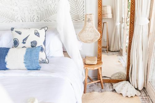 Ένα ή περισσότερα κρεβάτια σε δωμάτιο στο Dreamsea Bali