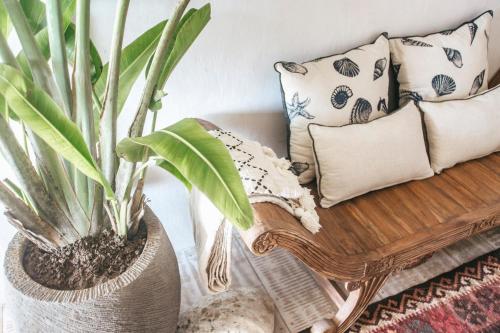 Χώρος καθιστικού στο Dreamsea Bali