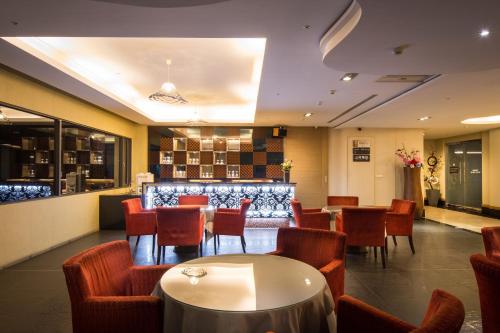 Ruang duduk di Esun Villa Hotel