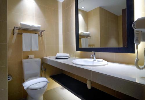 Koupelna v ubytování Bespoke Hotel Puchong