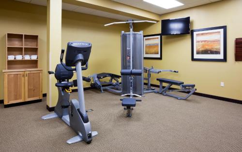 Fitness centrum a/nebo fitness zařízení v ubytování Hawthorn Extended Stay by Wyndham Minot