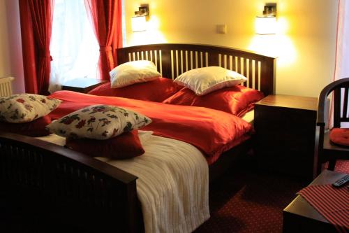 Postel nebo postele na pokoji v ubytování Hotel Polak