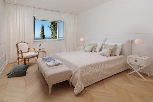 מיטה או מיטות בחדר ב-Apartments Coral