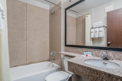 Microtel Inn & Suites by Wyndham Rochester North Mayo Clinicにあるバスルーム